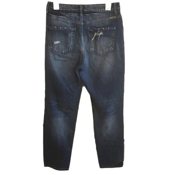 WOMENS Kancan dark wash distressed jeans size 7. - Picture 8 of 12